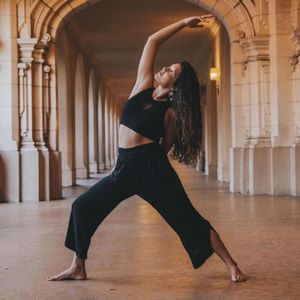 SLIGHTLY BUDDHA Bamboo Flow Yoga Pant black NIP